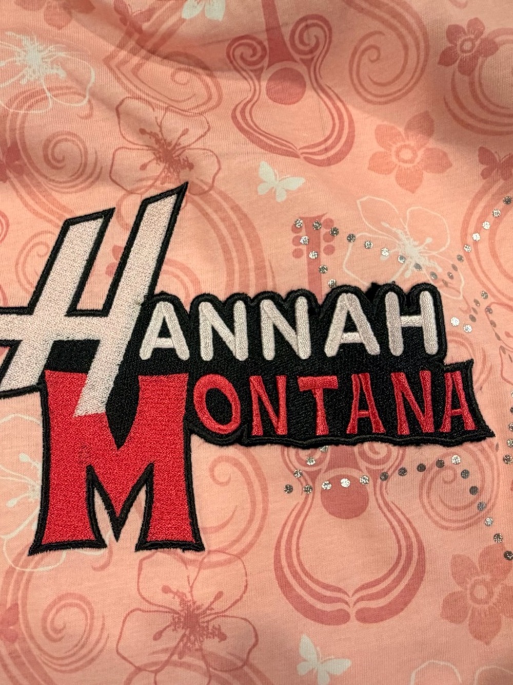 Loungefly Hannah Montana Pink Floral Graphic Tee